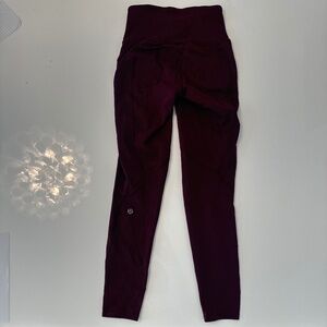 Lululemon Burgundy leggings